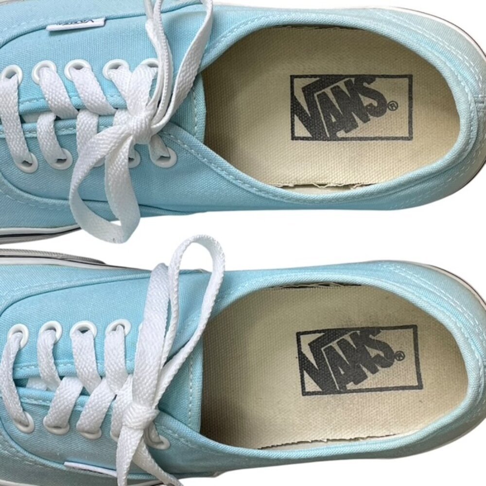 VANS Authentic Canal Blue Low Top Sneakers - Women's Size 9 - Picture 4 of 9